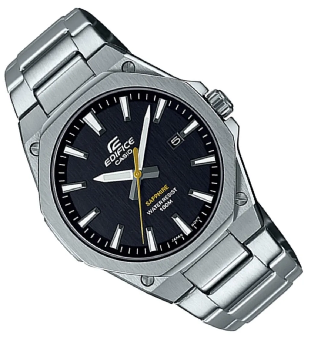 Casio Edifice EFR-S108D-1A Analog Stainless Steel Strap Watch For Men