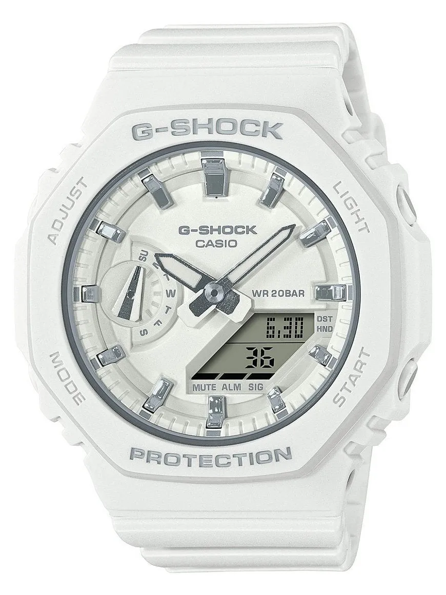 Casio G-Shock Analog-Digital Women's Watch White GMAS2100-7A