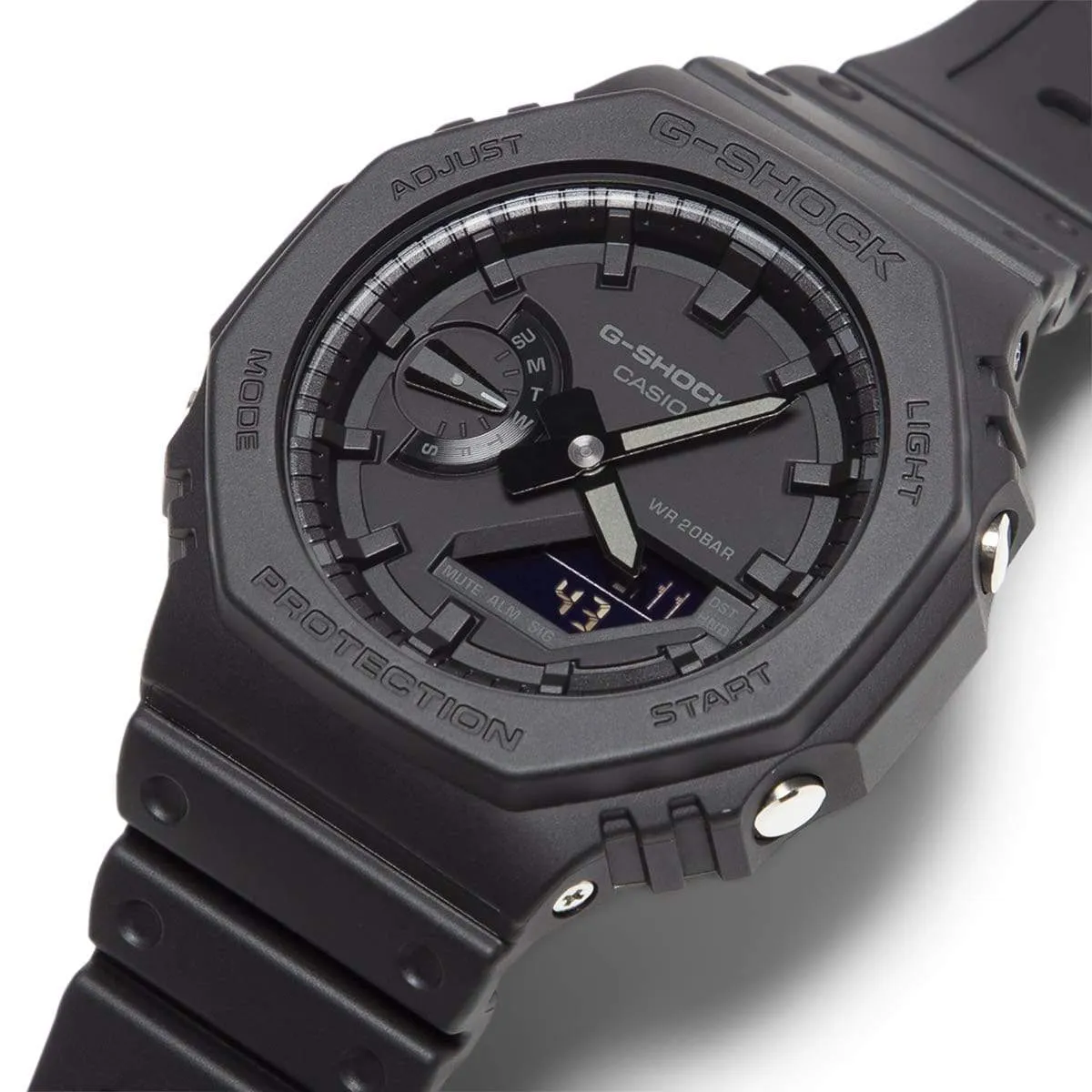 Casio G-shock GA-2100-1A1 Digital Analog Rubber Strap Watch For Men