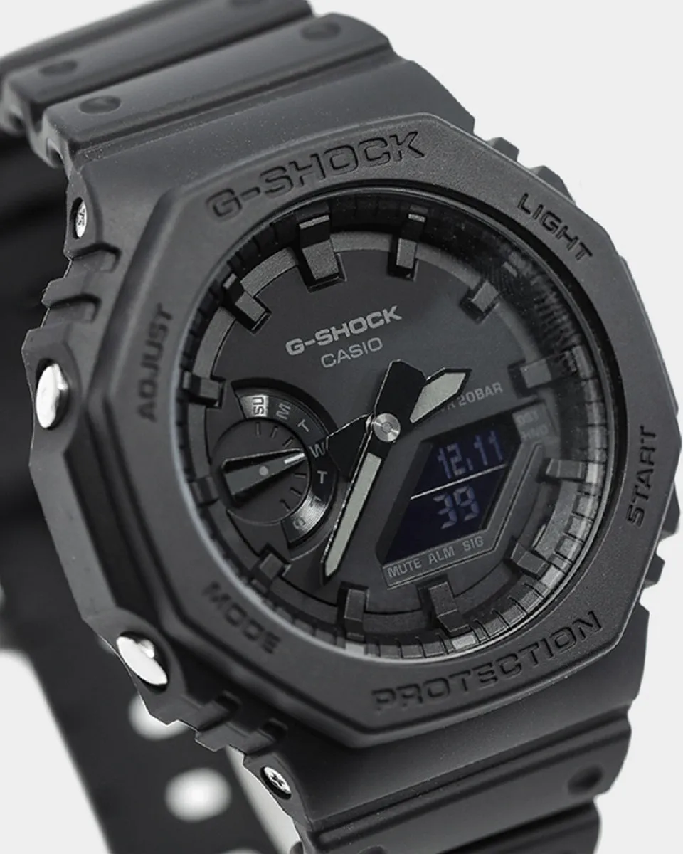 Casio G-shock GA-2100-1A1 Digital Analog Rubber Strap Watch For Men
