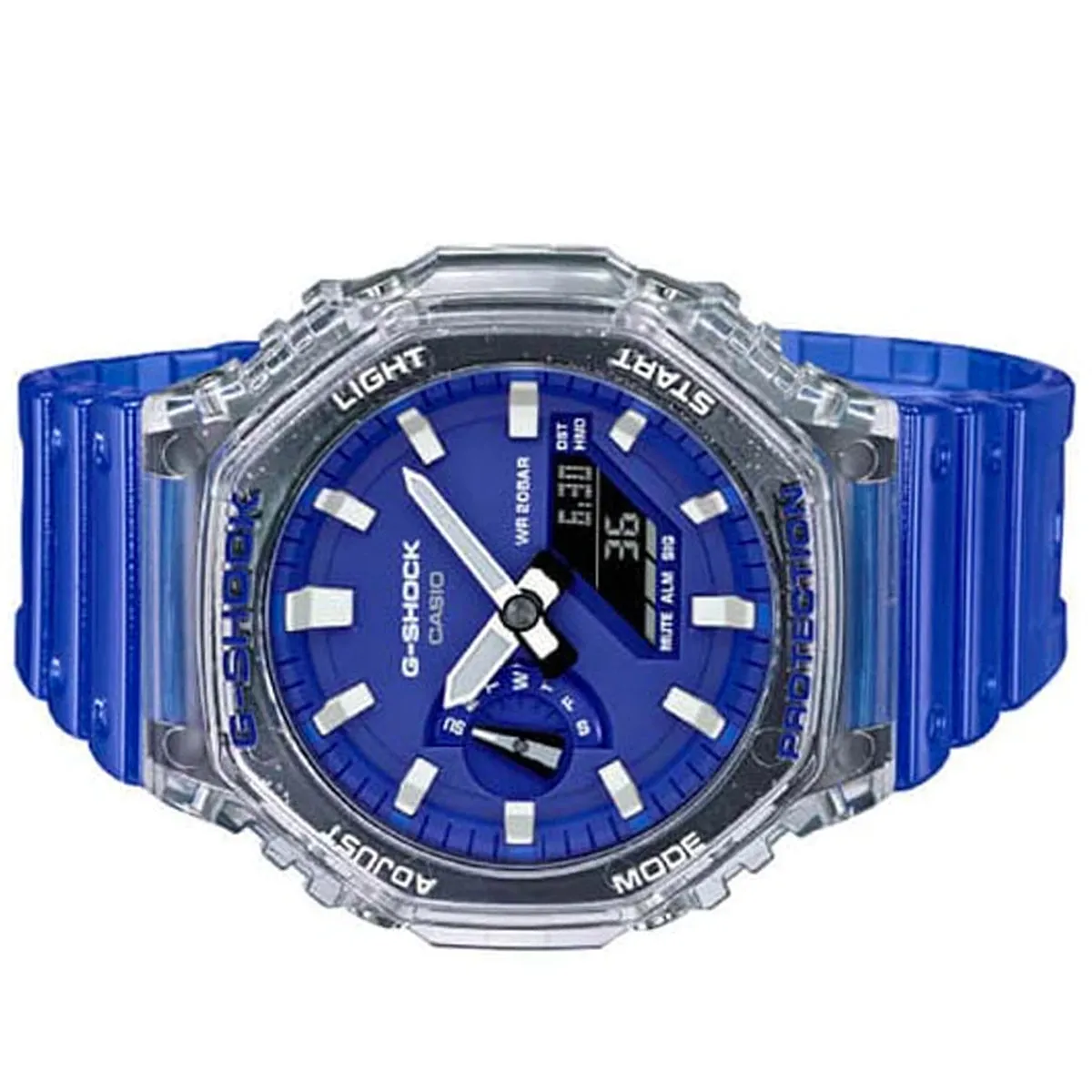 Casio G-shock GA-2100HC-2A Digital Analog Rubber Strap Watch For Men