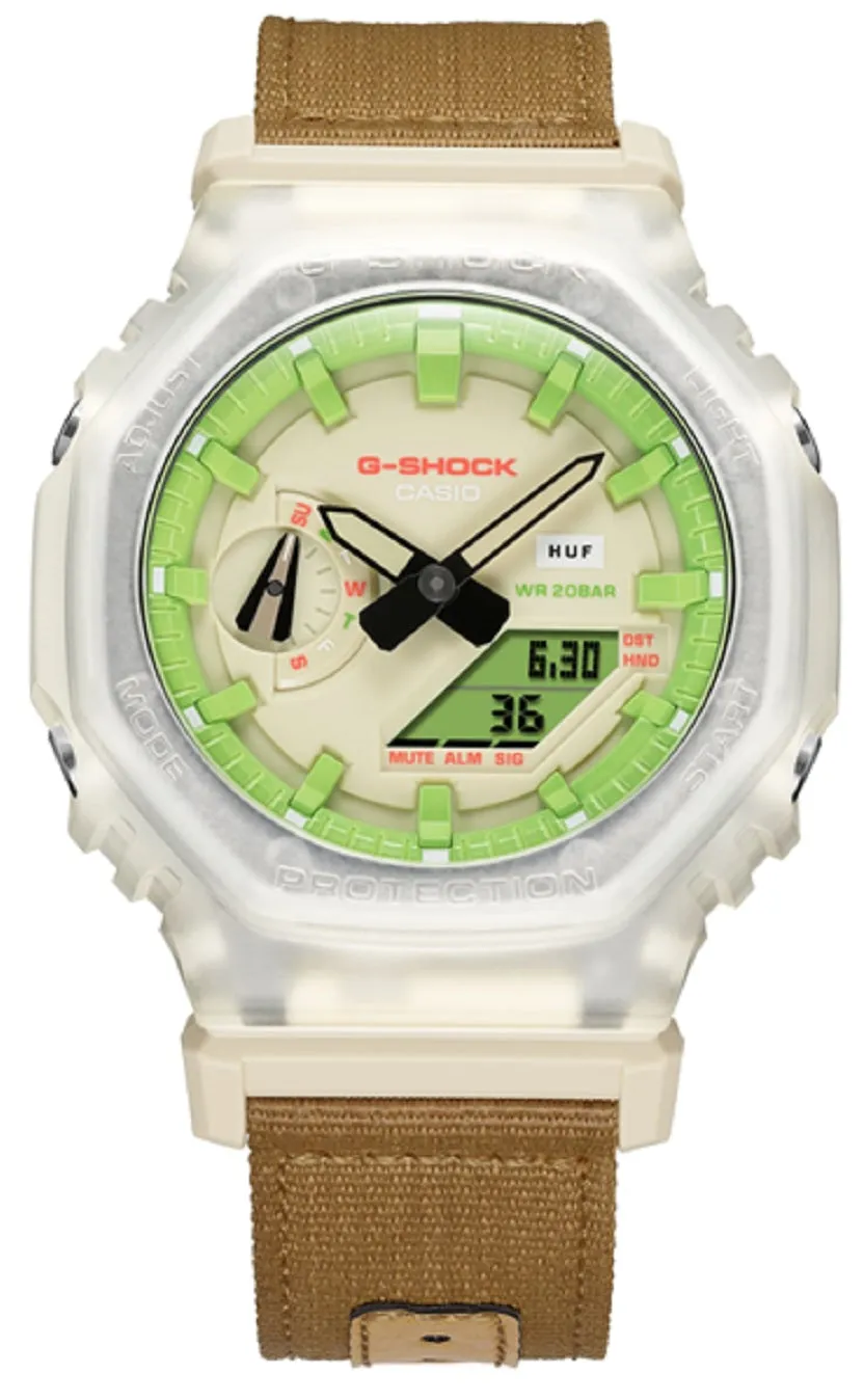 Casio G-shock GA-2100HUF-5A Digital Analog Nylon Strap Watch For Men