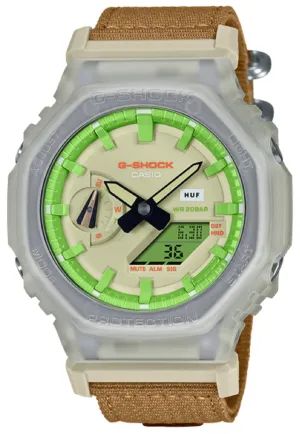 Casio G-shock GA-2100HUF-5A Digital Analog Nylon Strap Watch For Men