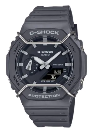Casio G-shock GA-2100PTS-8A Digital Analog Rubber Strap Watch For Men