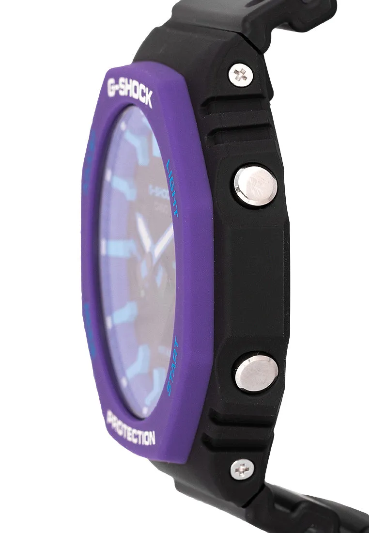 Casio G-shock GA-2100THS-1A Digital Analog Rubber Strap Watch For Men