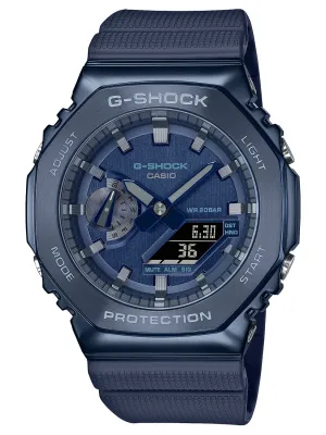 Casio G-Shock Metal-Clad Octagonal Blue Mens Watch GM2100N-2A