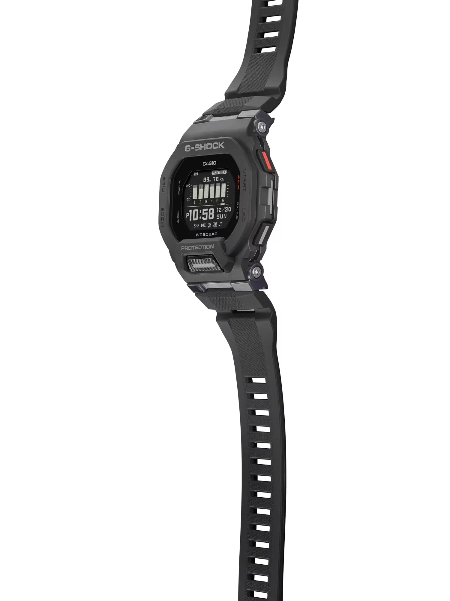 Casio G-Shock POWER TRAINER Black Mens Watch GBD200-1