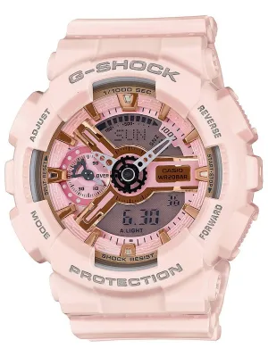 Casio G-Shock S-SERIES Womens Pink Analog Digital Watch GMAS110MP-4A1