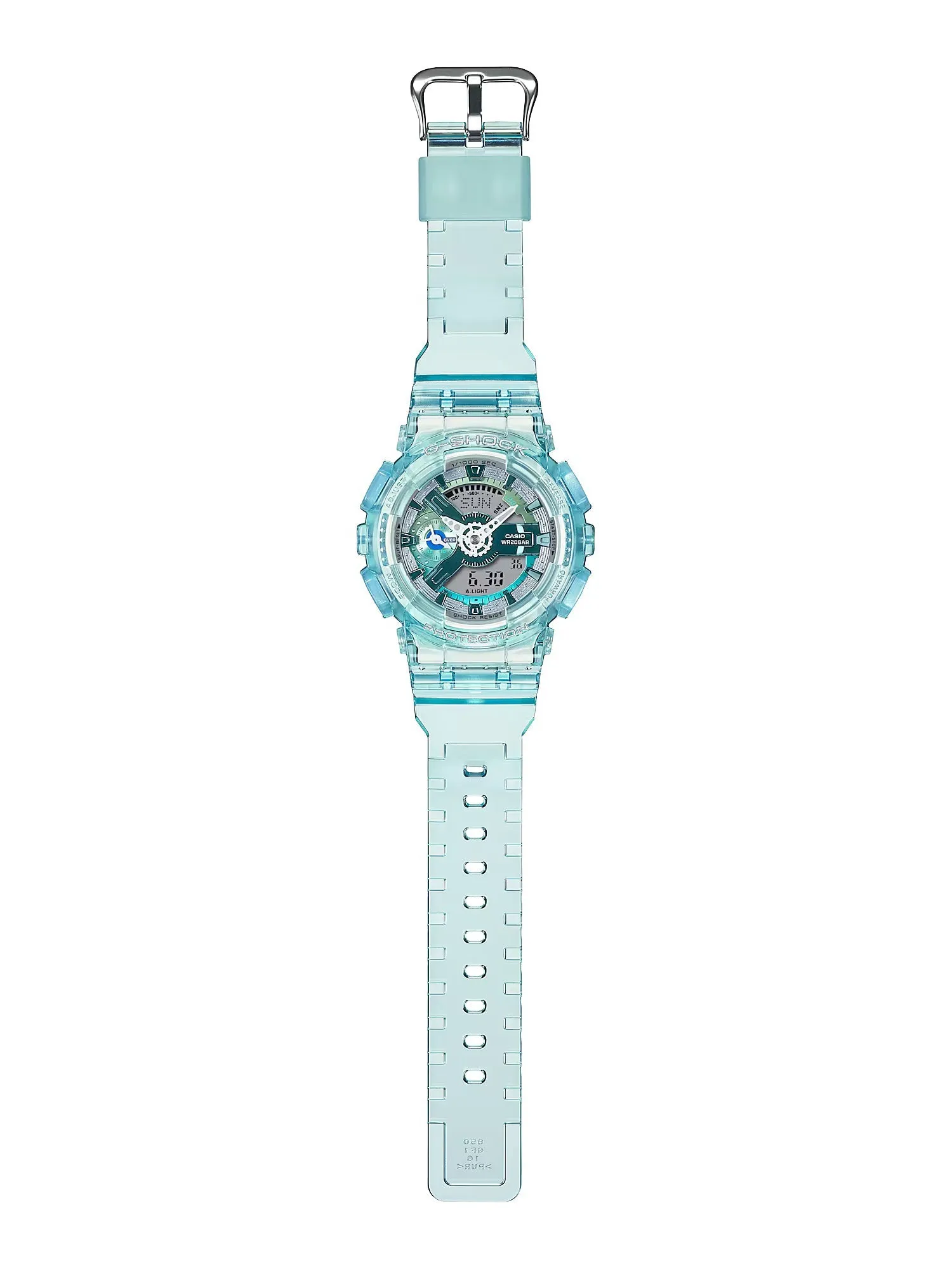 Casio G-Shock VIRTUAL WORLD Womens Blue Ana-Digi Watch GMAS110VW-2A