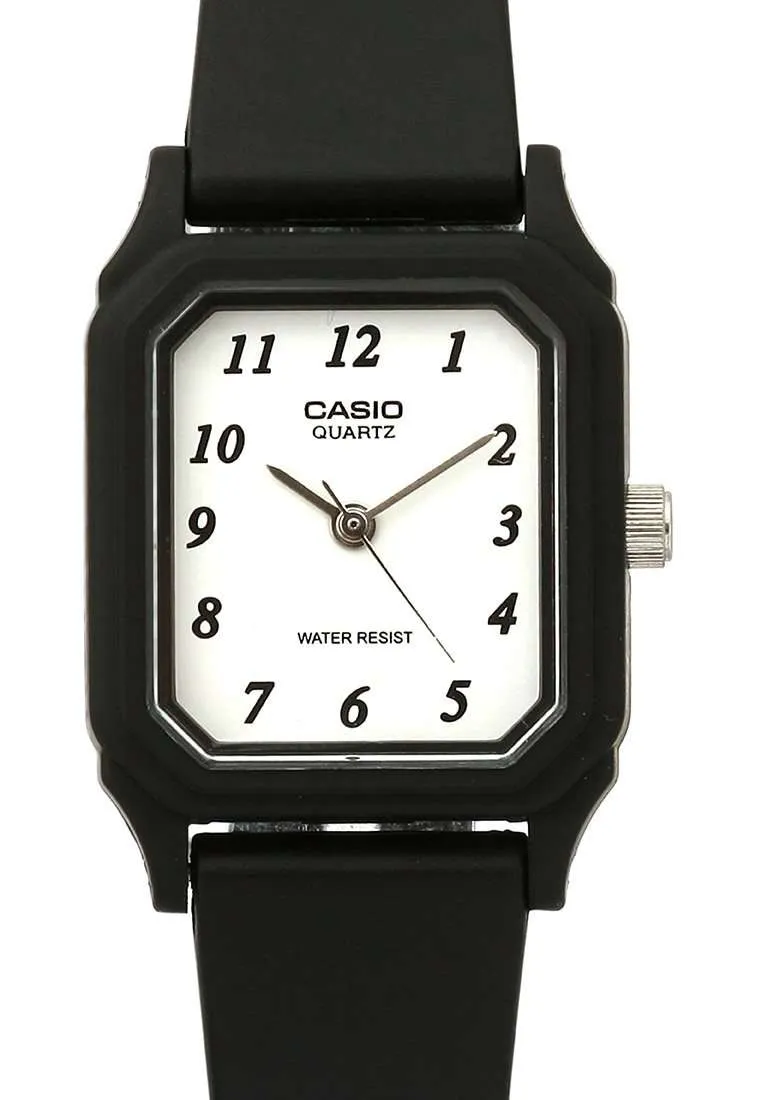 Casio LQ-142-7BDF Black Rubber Strap Watch for Women