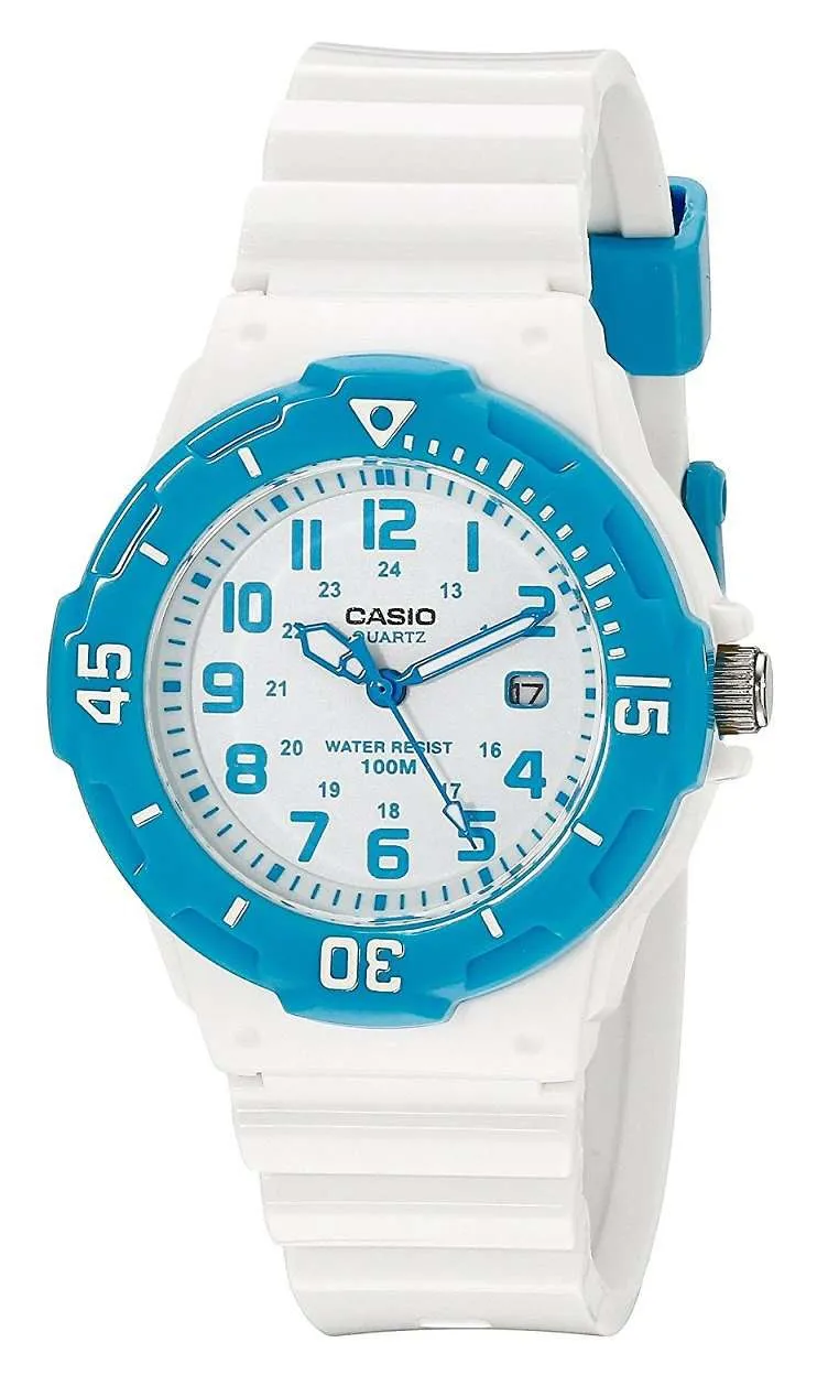 Casio LRW-200H-2B White Resin Strap Watch for Women
