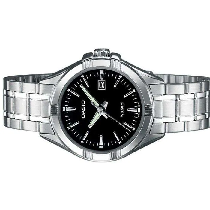 Casio LTP-1308D-1AVDF Silver Stainless Steel Strap Watch for Women