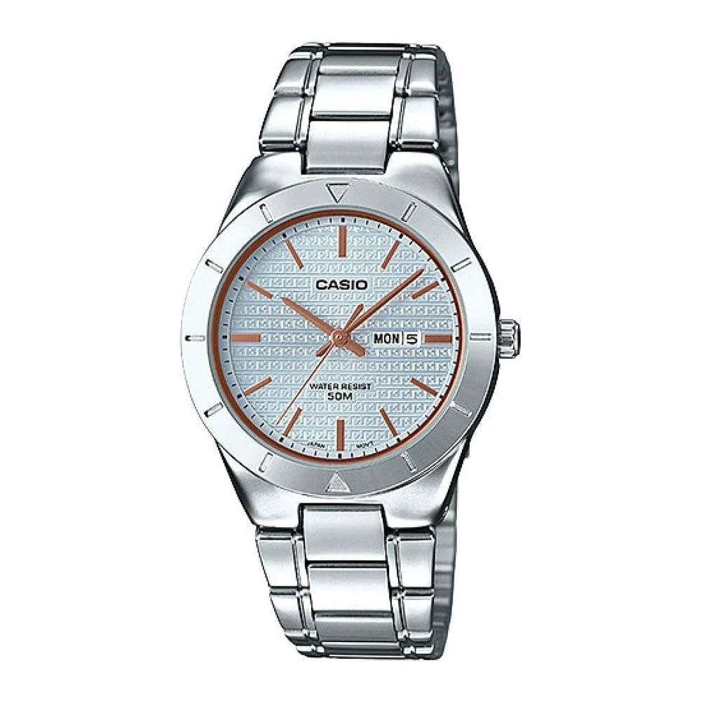 Casio LTP-1410D-2A Silver Stainless Watch for Women