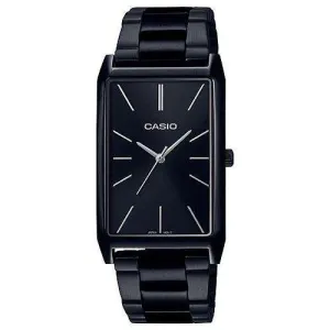 Casio LTP-E156B-1A Black Stainless Watch for Women