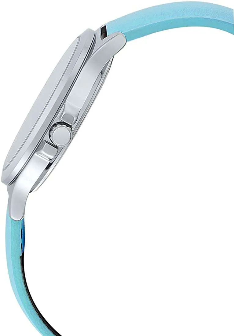 Casio LTP-V300L-2A3 Light Blue Leather Watch for Women