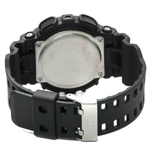 Casio Men's G-Shock Quartz Black Resin Watch | GA100MB-1A