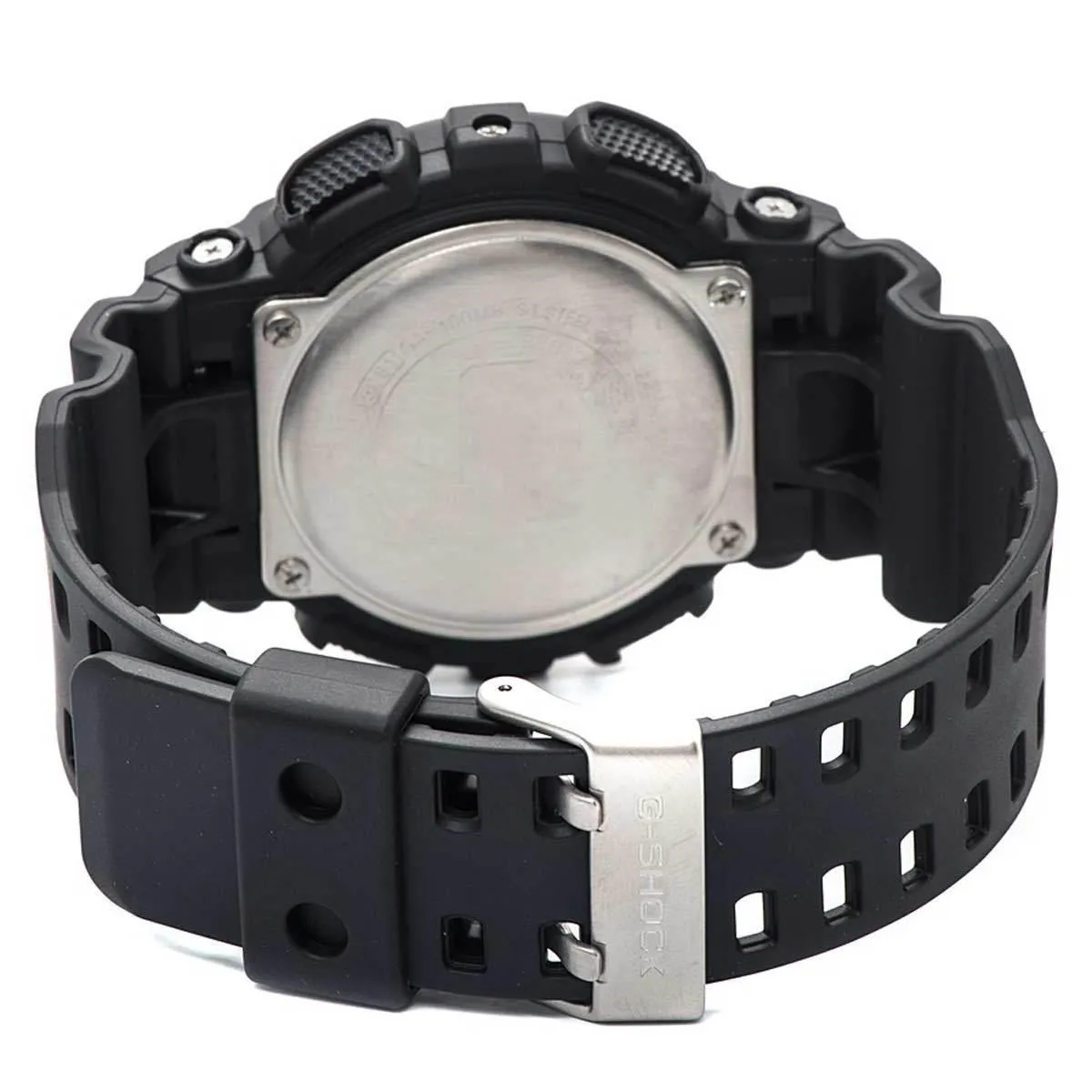 Casio Men's G-Shock Quartz Black Resin Watch | GA100MB-1A