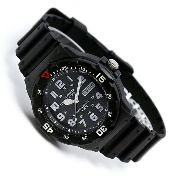 Casio MRW-200H-1B Black Resin Strap Watch For Men