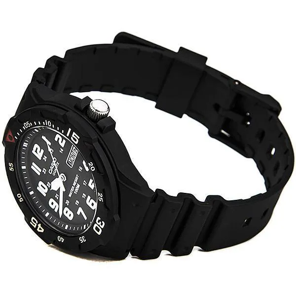 Casio MRW-200H-1B Black Resin Strap Watch For Men