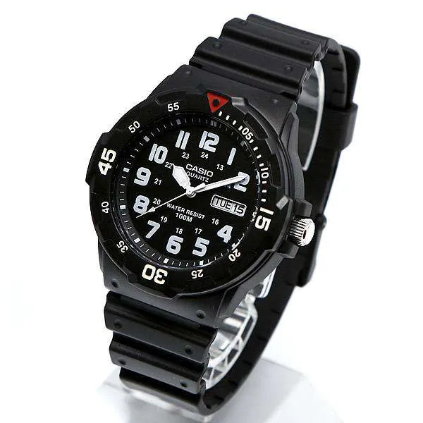 Casio MRW-200H-1B Black Resin Strap Watch For Men