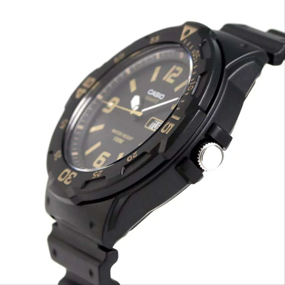 Casio MRW-200H-1B3VDF Analog Black Resin Strap Watch for Men