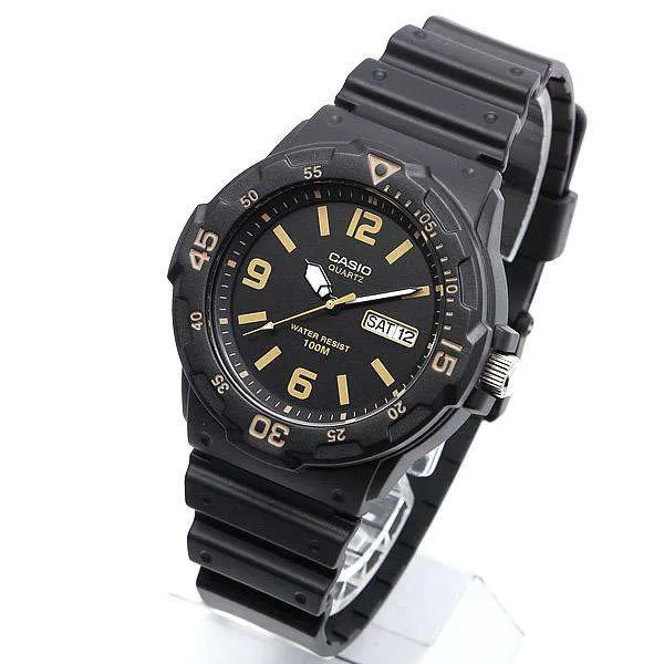 Casio MRW-200H-1B3VDF Analog Black Resin Strap Watch for Men