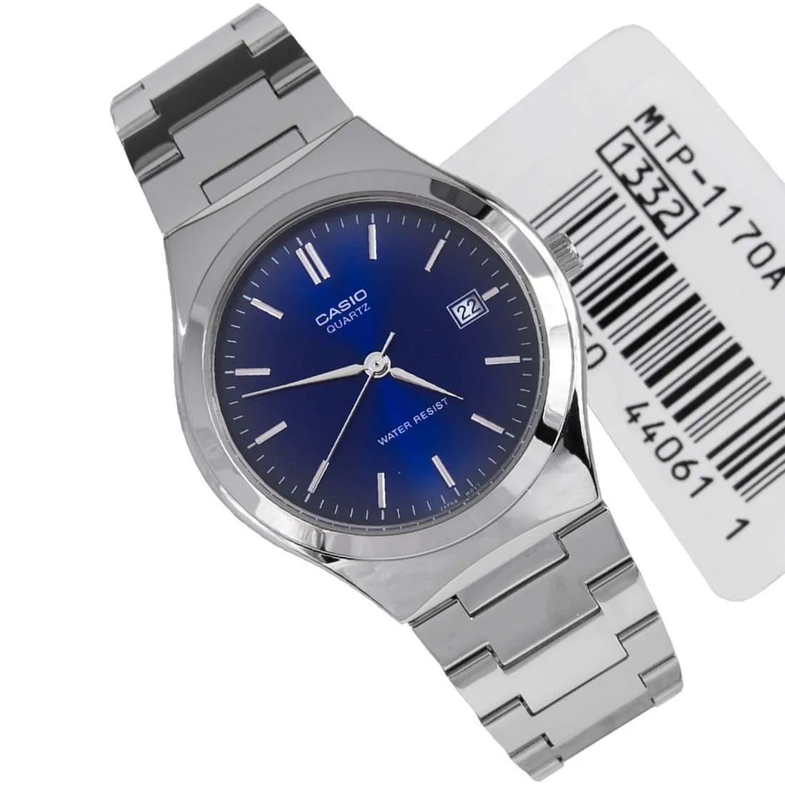 Casio MTP-1170A-2ARDF Silver Stainless Steel Strap Watch for Men