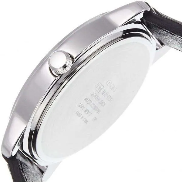 Casio MTP-1192E-1ADF Black Leather Strap Watch for Men
