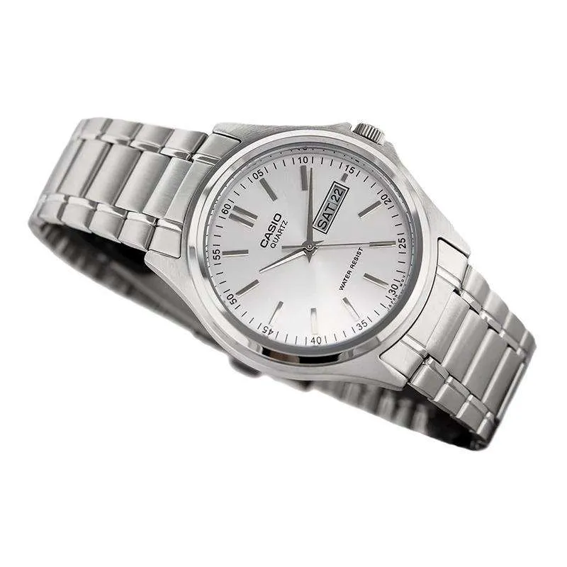 Casio MTP-1239D-7ADF Silver Stainless Steel Strap Watch for Men