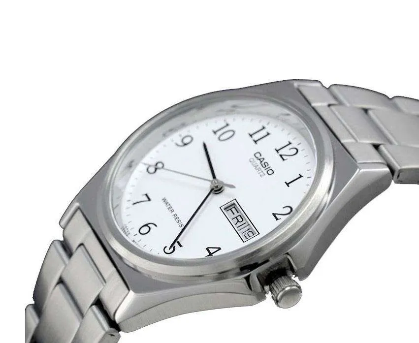 Casio MTP-1240D-7BDF Silver Stainless Steel Strap Watch for Men