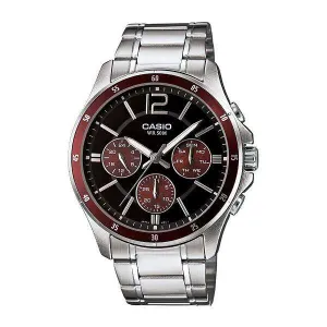 Casio MTP-1374D-5AVDF Silver Stainless Watch for Men
