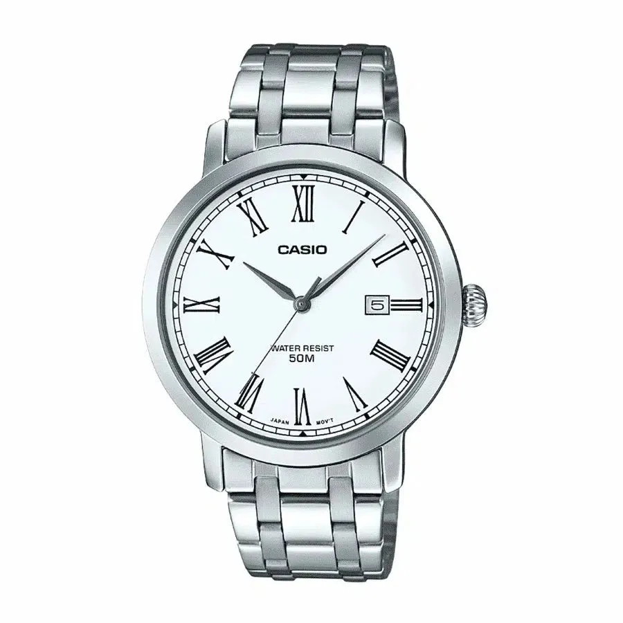 Casio MTP-E149D-7B Silver Stainless Watch for Men