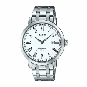 Casio MTP-E149D-7B Silver Stainless Watch for Men