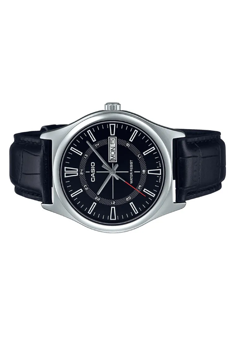 Casio MTP-V006L-1C Analog Leather Strap Watch For Men
