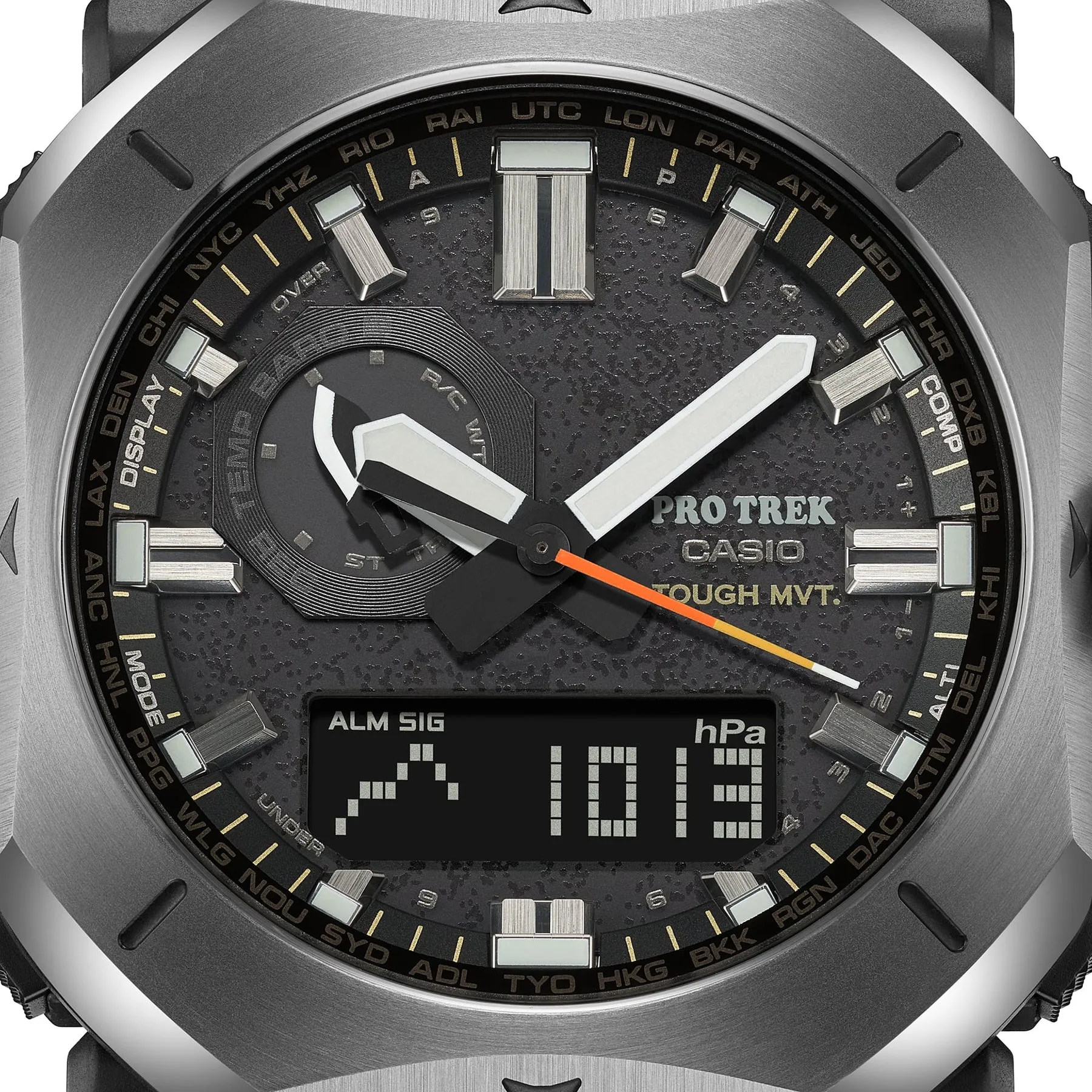 Casio Protrek Duo Black Resin Band Watch PRW6900Y-1D