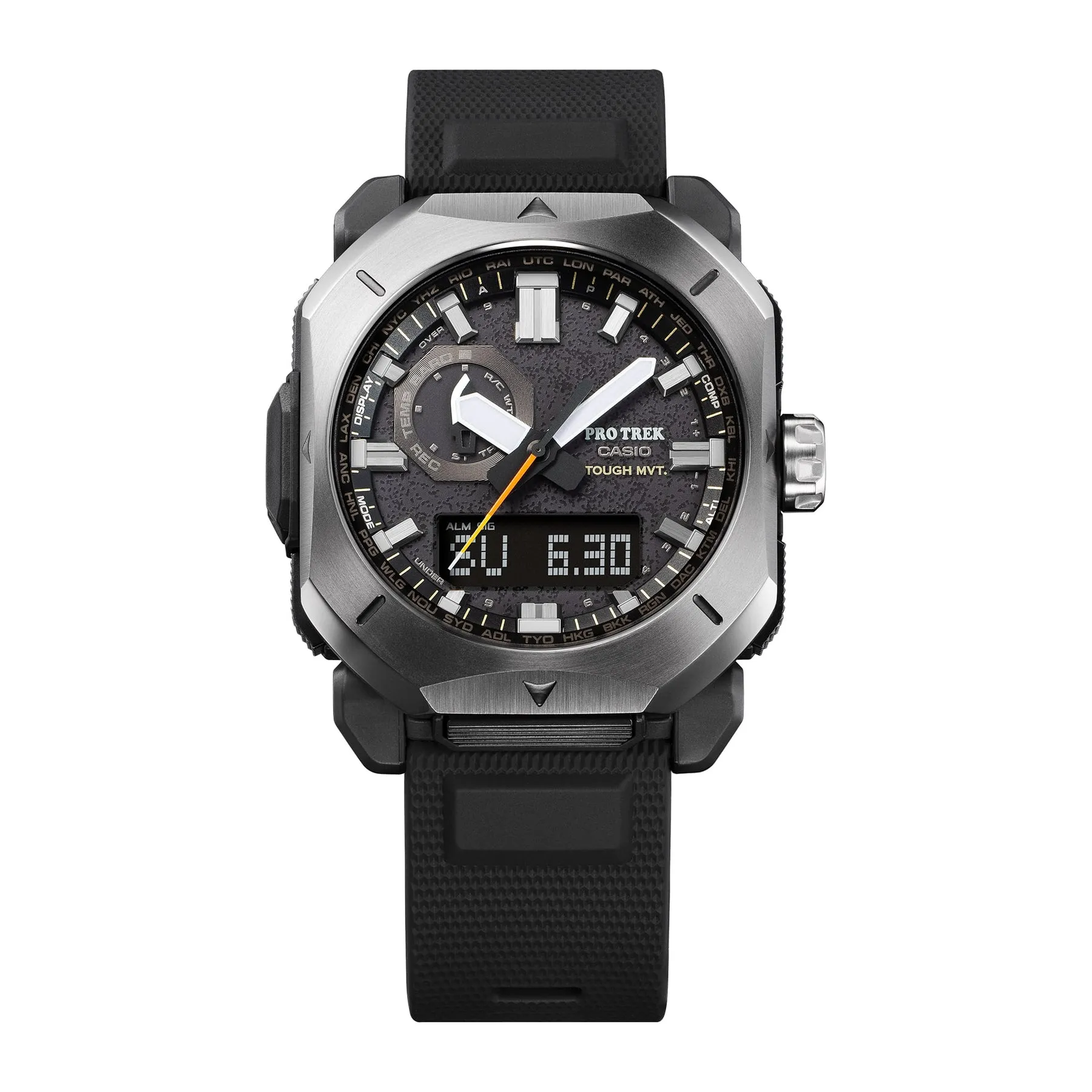 Casio Protrek Duo Black Resin Band Watch PRW6900Y-1D