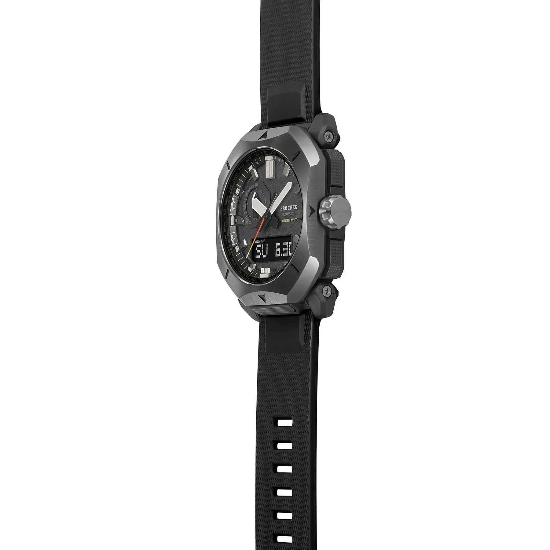Casio Protrek Duo Black Resin Band Watch PRW6900Y-1D