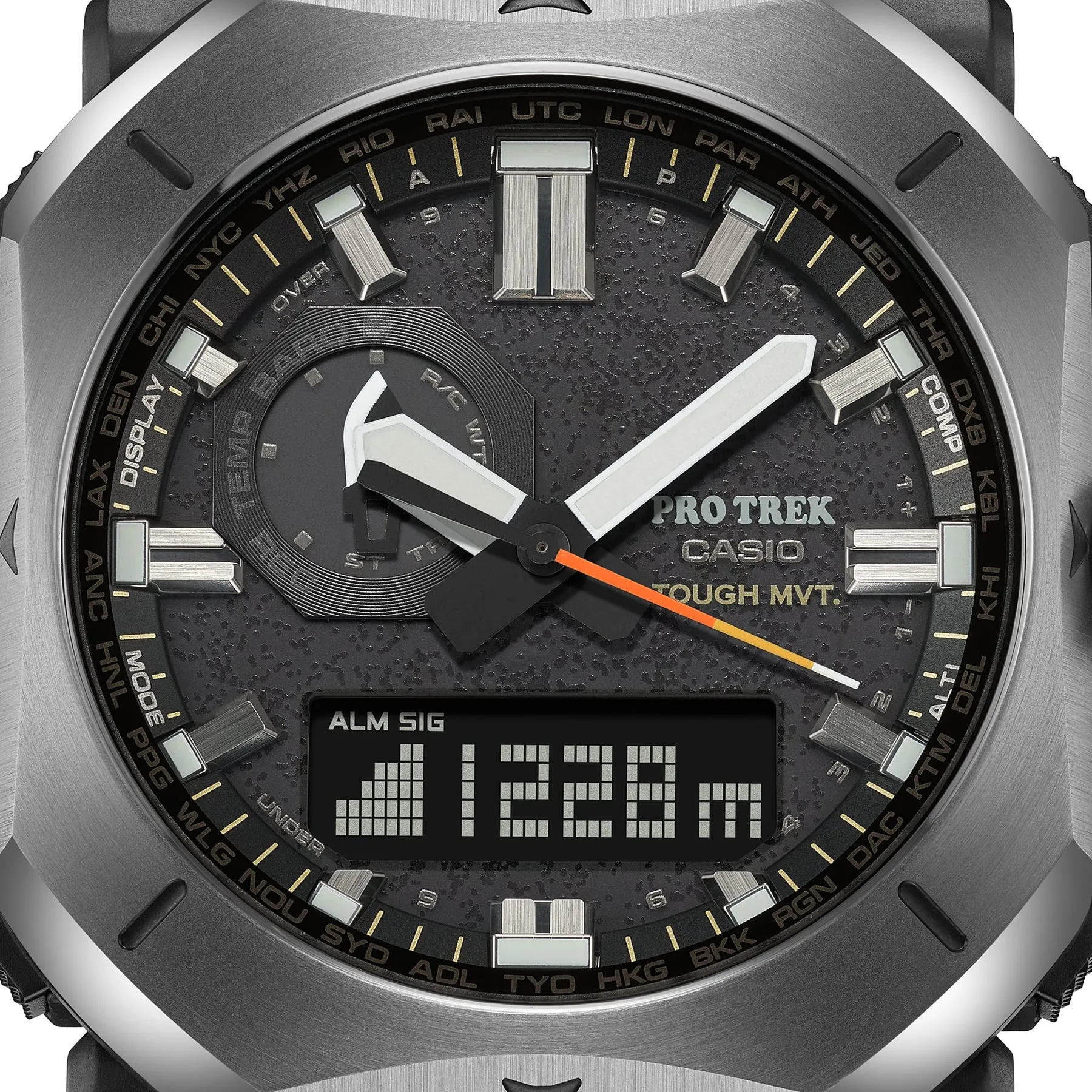 Casio Protrek Duo Black Resin Band Watch PRW6900Y-1D
