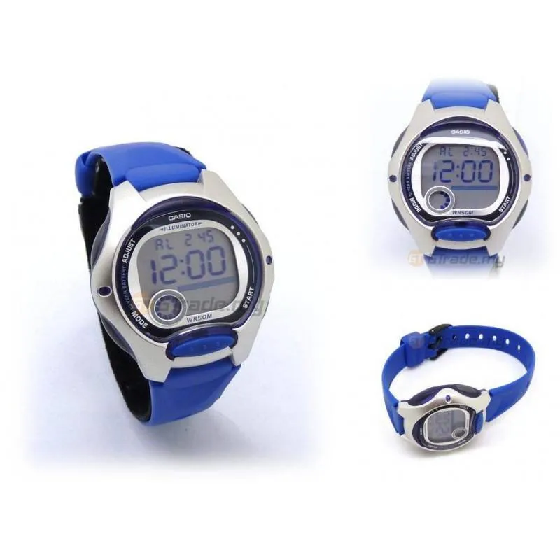 Casio Standard LW-200-2A Blue Resin Strap Watch for Women
