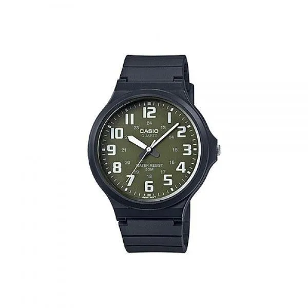 Casio Standard MW-240-3BVDF  Black Resin Strap Unisex Watch