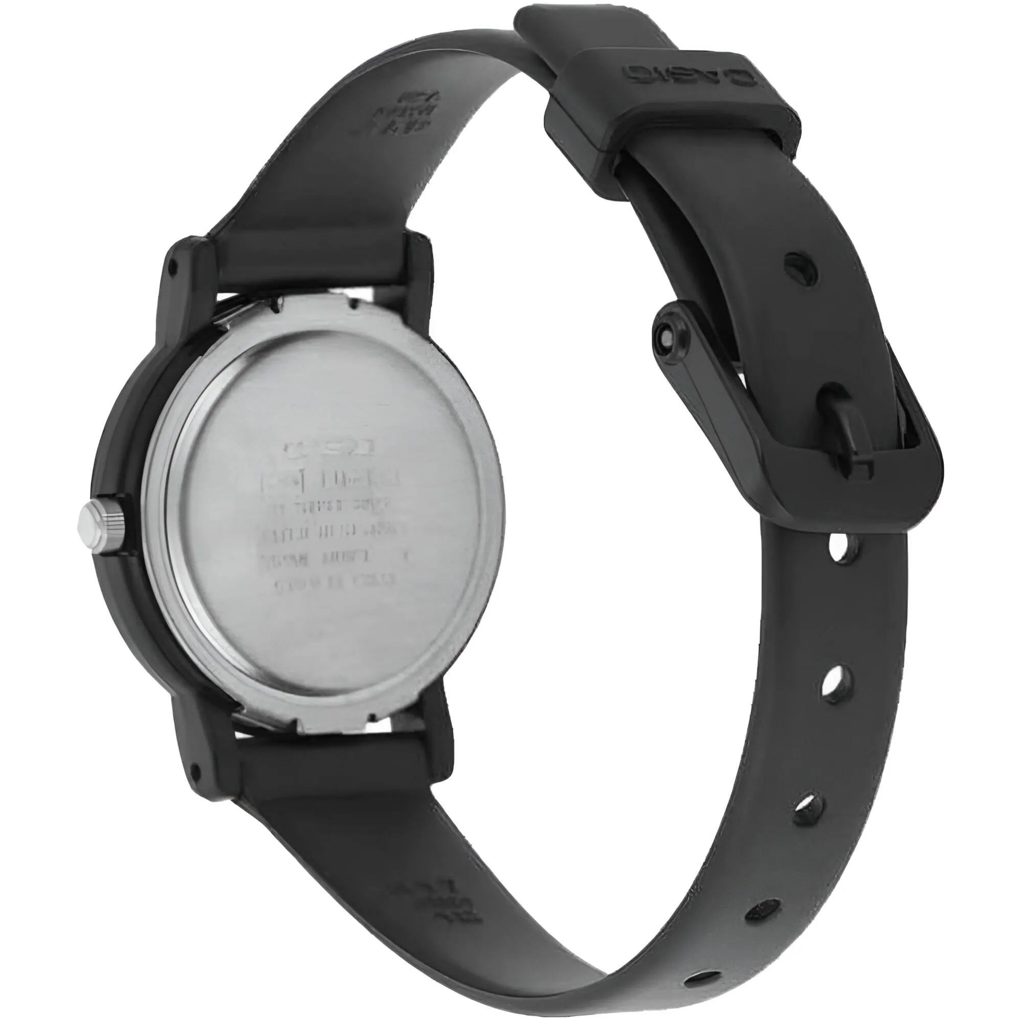Casio Women's Watch - Quartz White Dial Black Resin Strap Waterproof | LQ-139B-7E