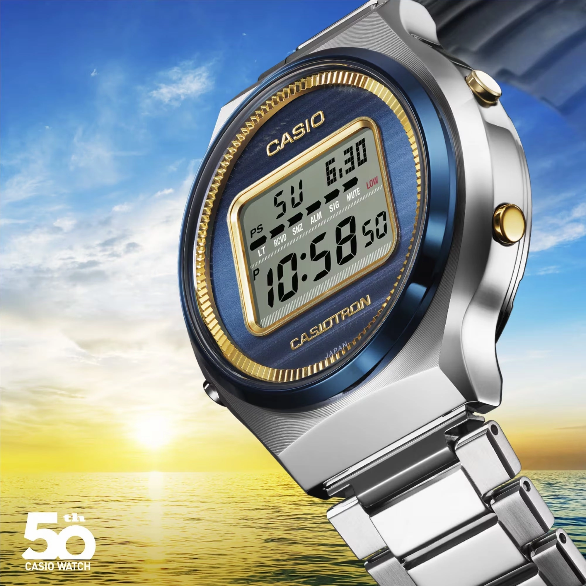 Casio 50th Anniversary CASIOTRON Bluetooth Watch TRN50SS-2A
