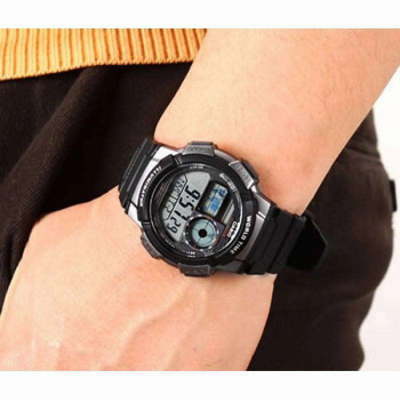 Casio AE-1000W-1B Black Resin Strap Watch For Men