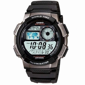 Casio AE-1000W-1B Black Resin Strap Watch For Men