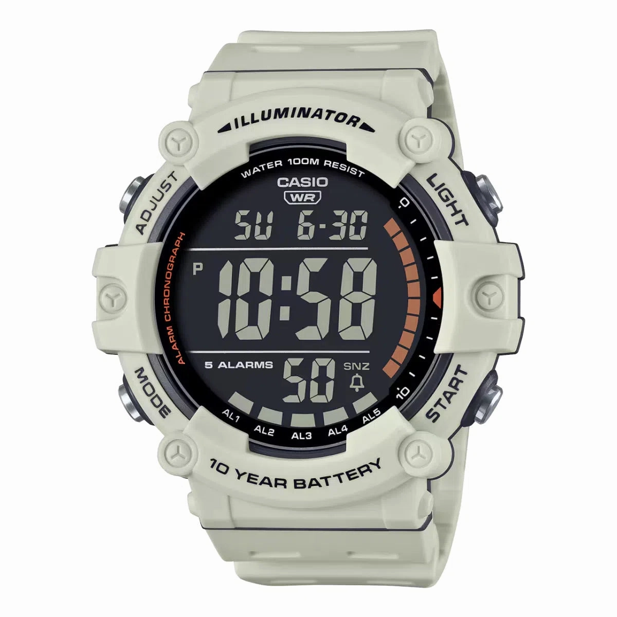 Casio AE-1500WH-8B2 Digital Rubber Strap Watch For Men