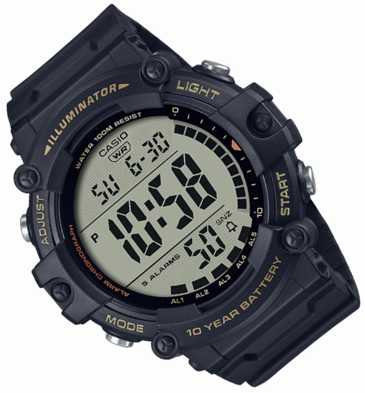 Casio AE-1500WHX-1A Black Resin Strap Watch for Men