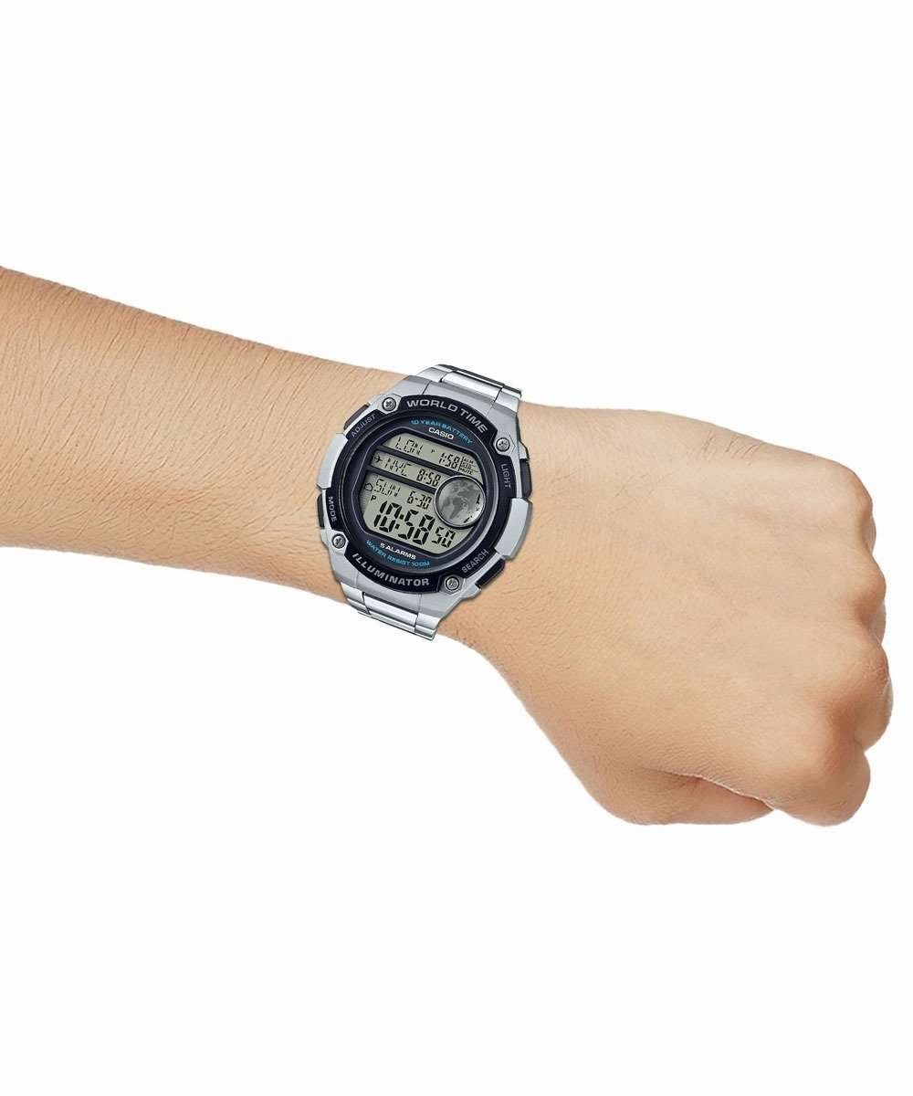 Casio AE-3000WD-1AVDF Silver Stainless Watch for Men