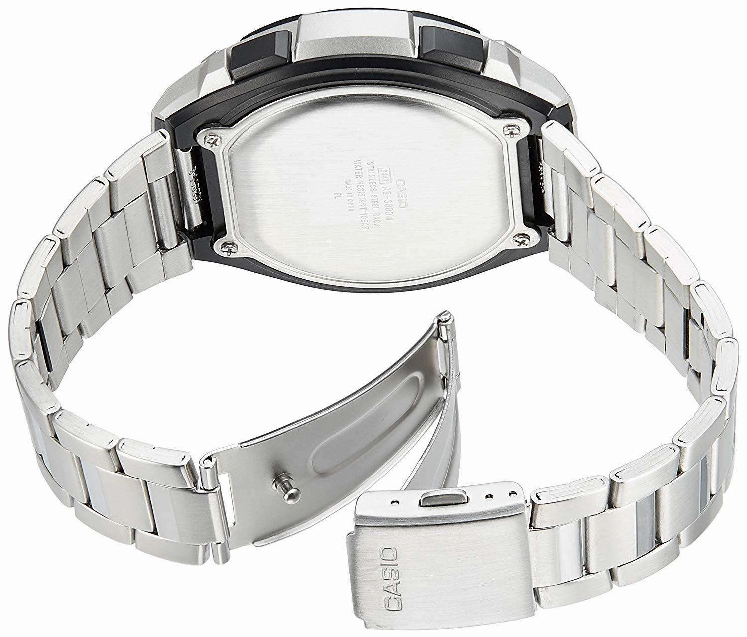 Casio AE-3000WD-1AVDF Silver Stainless Watch for Men