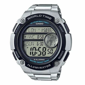 Casio AE-3000WD-1AVDF Silver Stainless Watch for Men