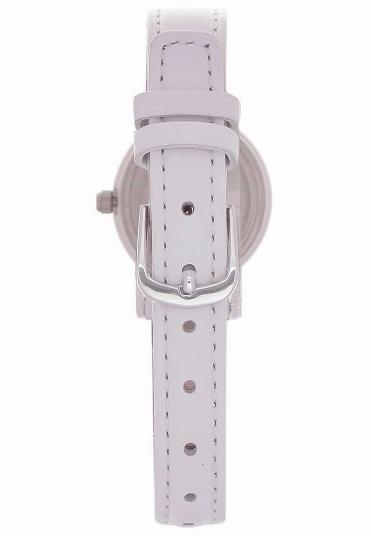 Casio Analog LQ-139L-7B White Leather Strap Women's Watch